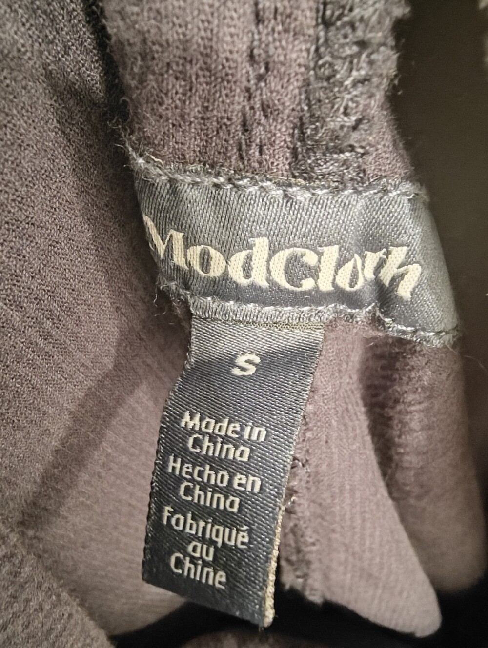 ModCloth Black Ribbed Top - Picture 2 of 4